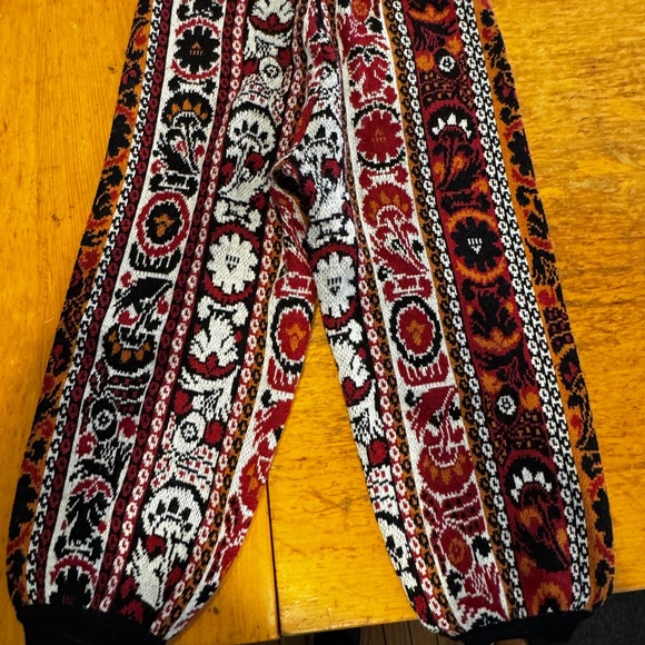 FARM Rio Winter Stipes Multicolor Patterned Track Pants - Picture 3 of 4